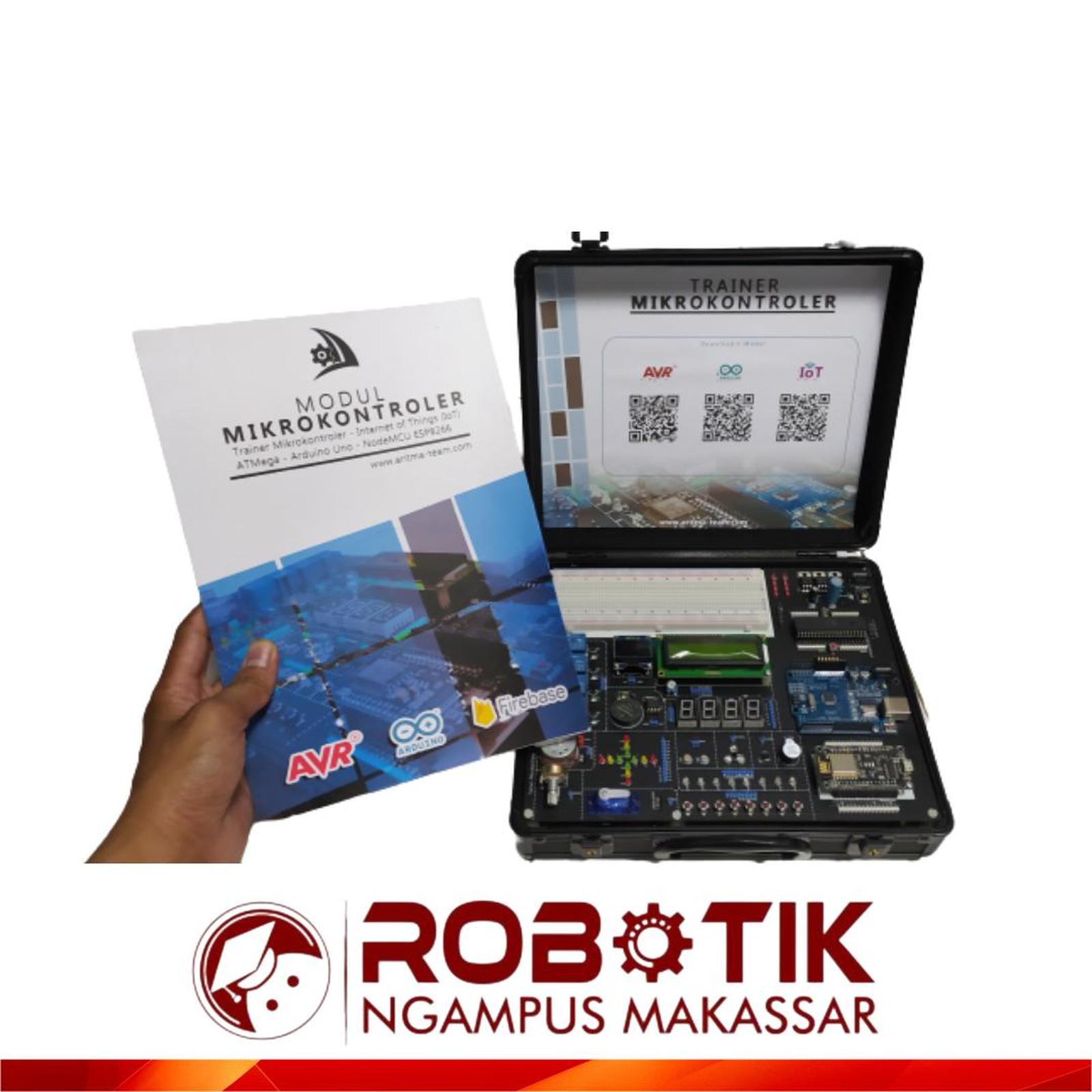 Trainer Mikrokontroller 3 IN 1 (AT Mega 32, Arduino Uno, dan Node MCU)